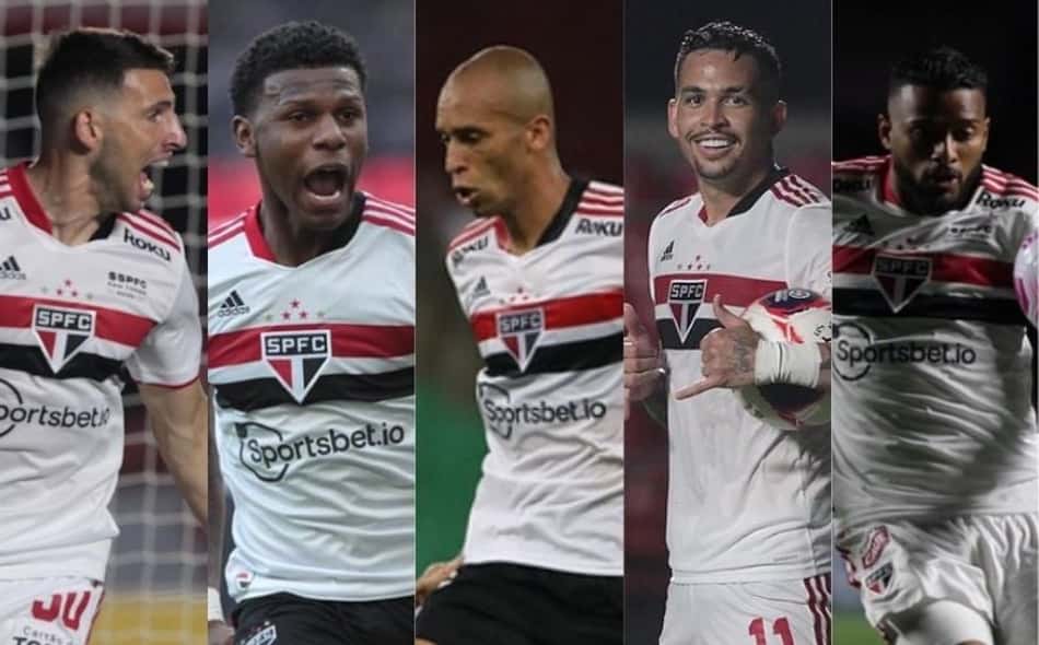 Já vale a renovação? Veja jogadores do São Paulo que têm contratos se encerrando em 2022