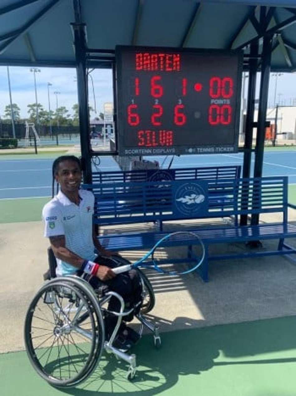 Ymanitu Silva bate 8º do mundo e busca vaga na semifinal do Masters de Cadeirantes nos EUA