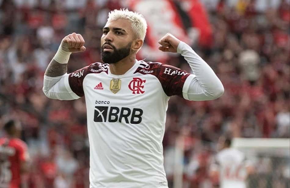 Gabigol quebra jejum pelo Flamengo, chega a 99 gols e desabafa: 'Gol é o que eu faço a vida toda'