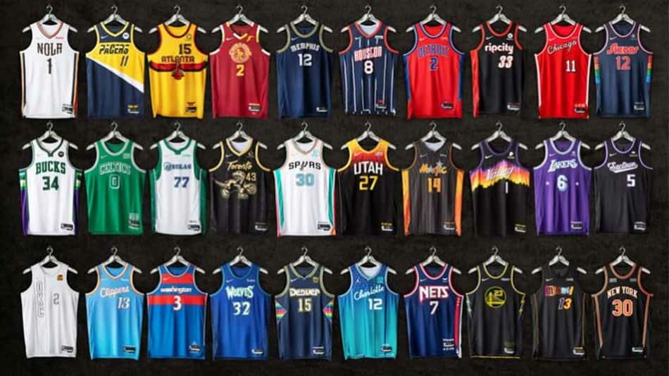 NBA lança novos uniformes dos 30 times para celebrar os 75 anos da liga: confira!
