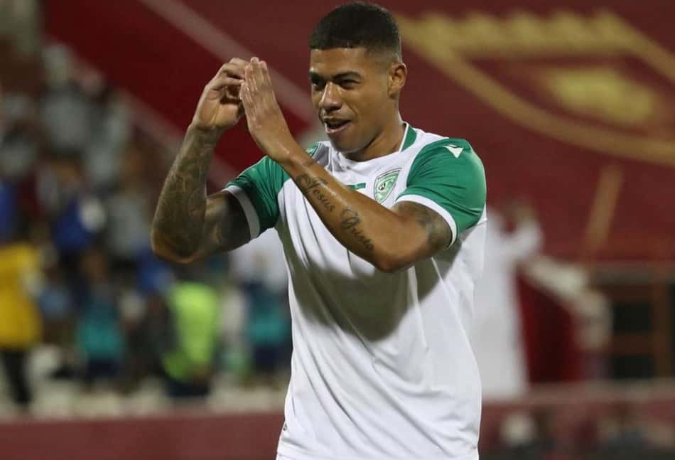 Douglas Tanque marca seu primeiro gol pelo Khor Fakkan e diz: 'Que seja o primeiro de muitos'