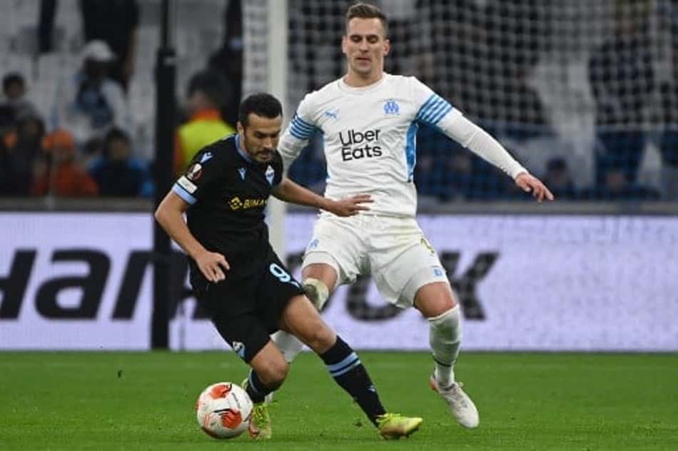Olympique de Marseille e Lazio empatam na Liga Europa em partida com quatro gols