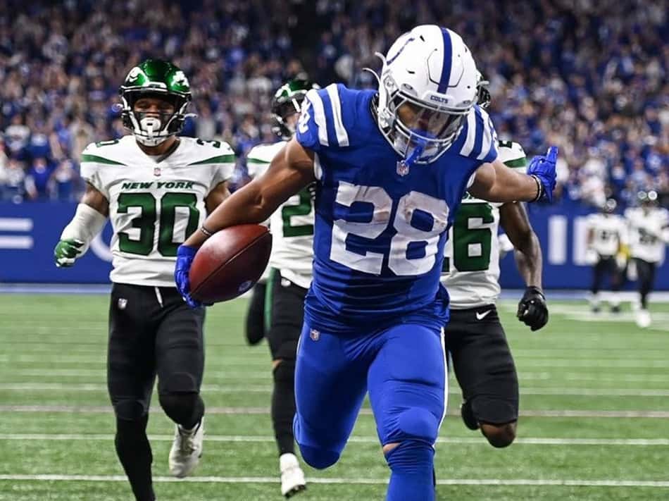 Colts contam com show de Jonathan Taylor e passes de Wentz para superar os Jets