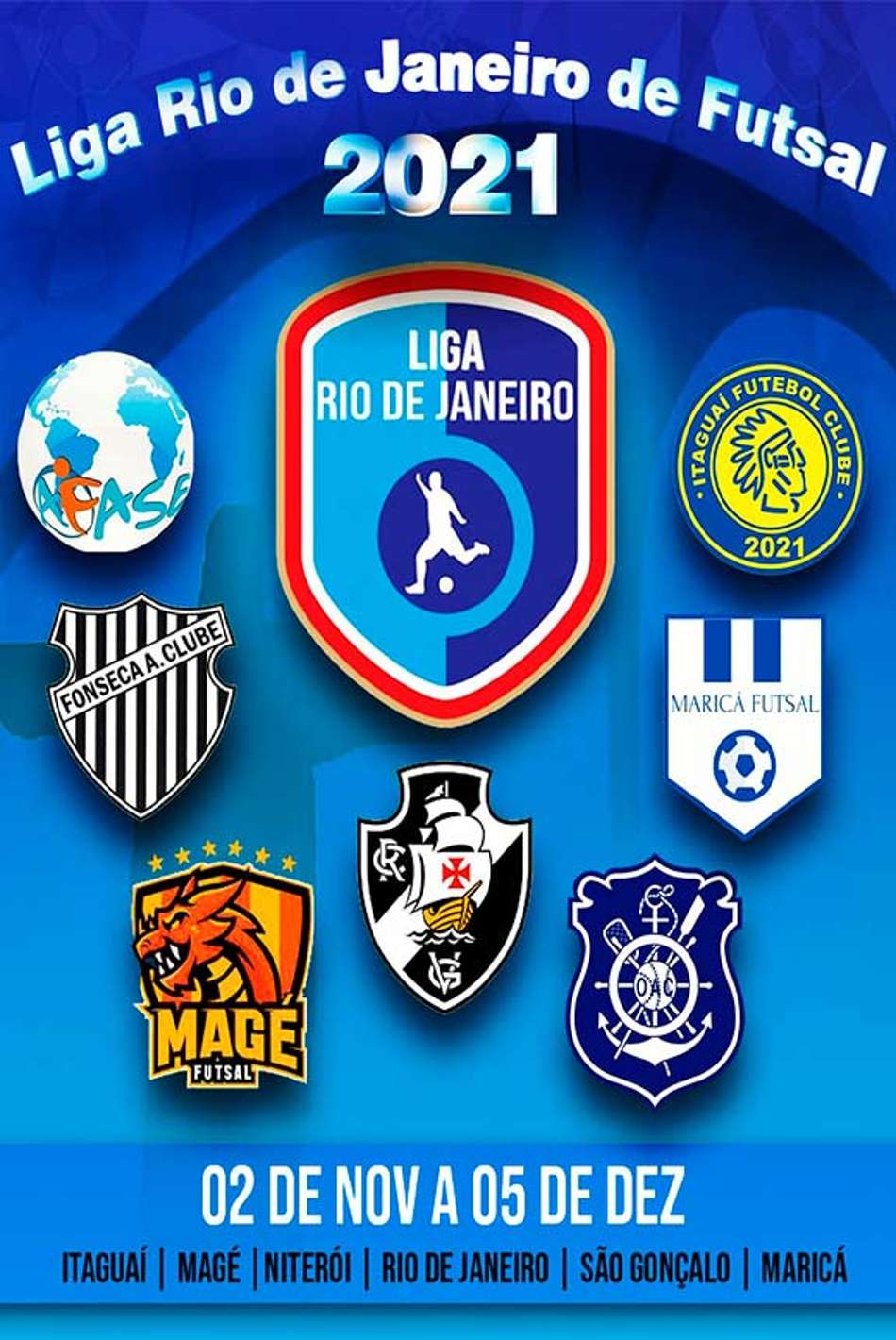 Itaguaí vence o Vasco na abertura de torneio criado para resgatar o protagonismo do Rio no futsal