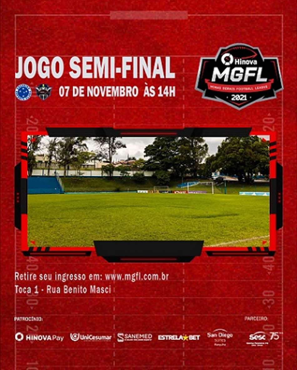 Vai lotar! Ingressos para Cruzeiro FA e Nova Serrana Forgeds pela Liga MGFL Hinova estão esgotados