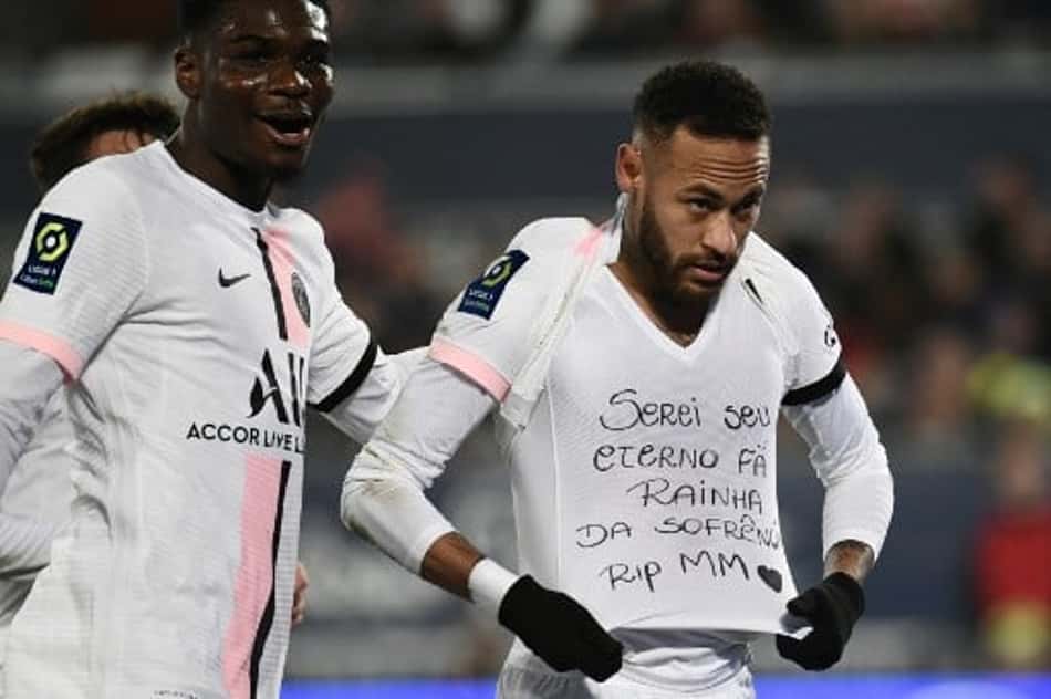 Com homenagem de Neymar a Marília Mendonça, PSG vence o Bordeaux pelo Campeonato Francês