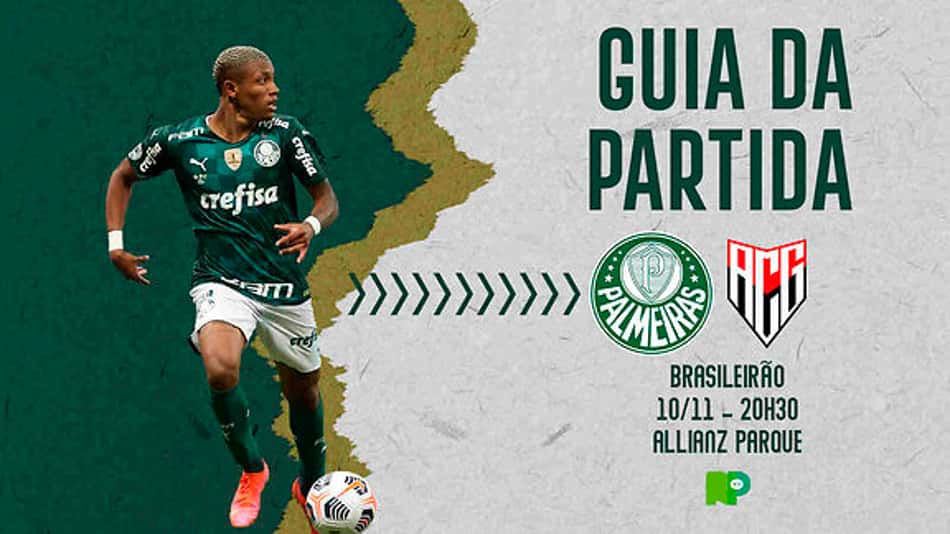 Palmeiras x Atlético-GO: onde assistir ao jogo pelo Brasileirão, arbitragem e escalações