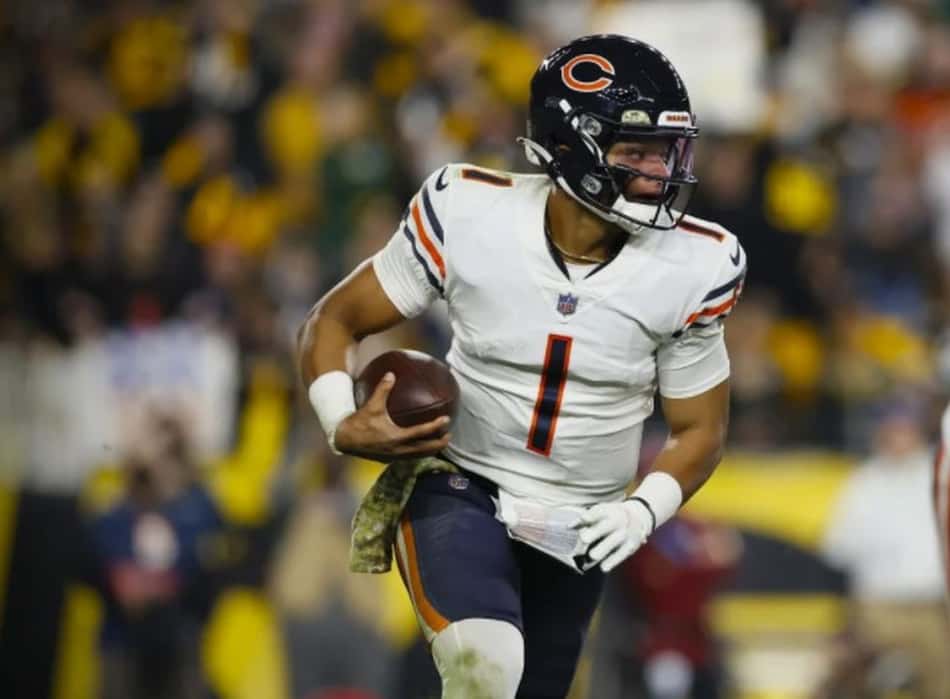 Justin Fields faz melhor partida na temporada e outros calouros em destaque na semana 9 da NFL