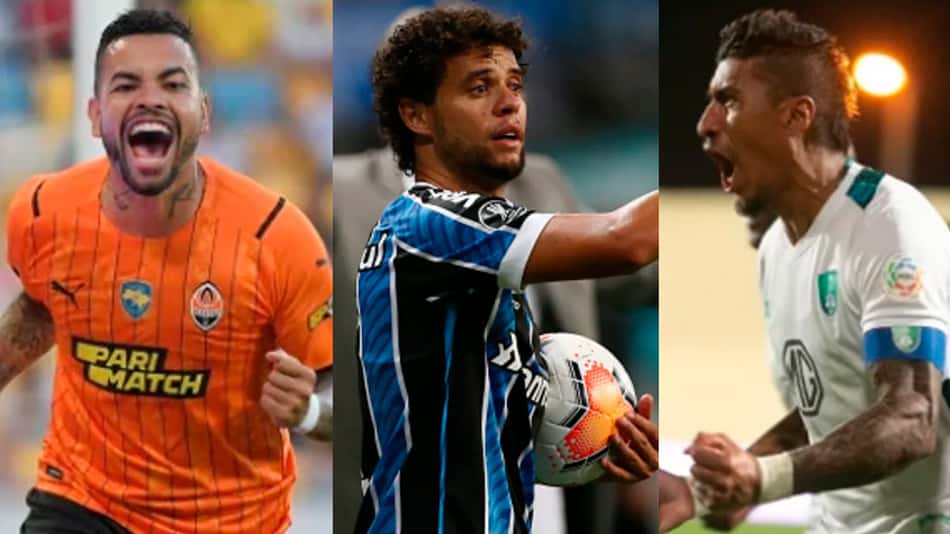Dentinho (Shakhtar Donetsk),uma do Victor Ferraz (Grêmio) e uma do Paulinho.