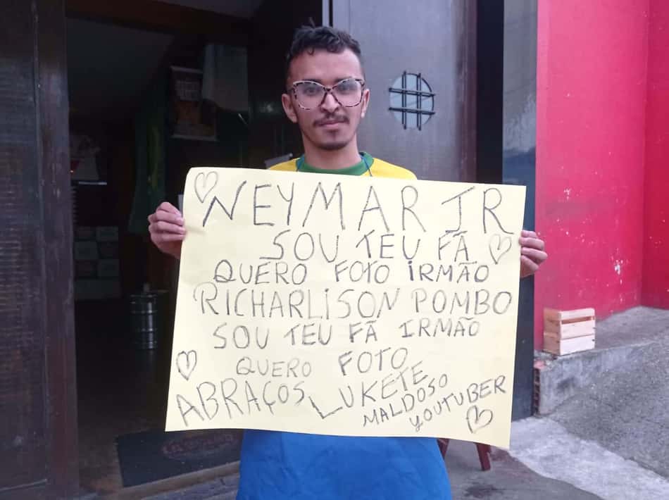 Jovem de Ipatinga viaja cerca de 800km na quinta tentativa de conhecer Neymar; veja a história