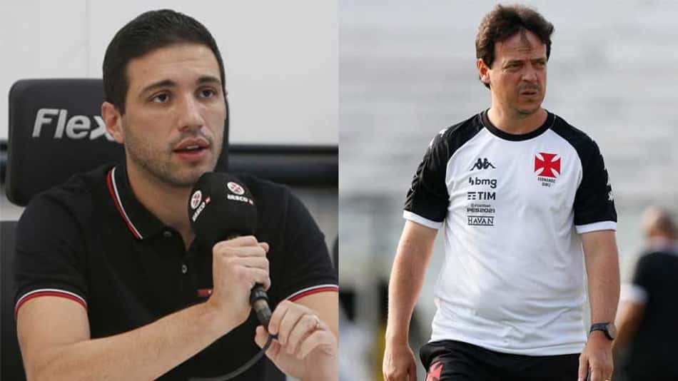 Acabou a esperança, começou a limpa: Vasco demite Fernando Diniz e Alexandre Pássaro