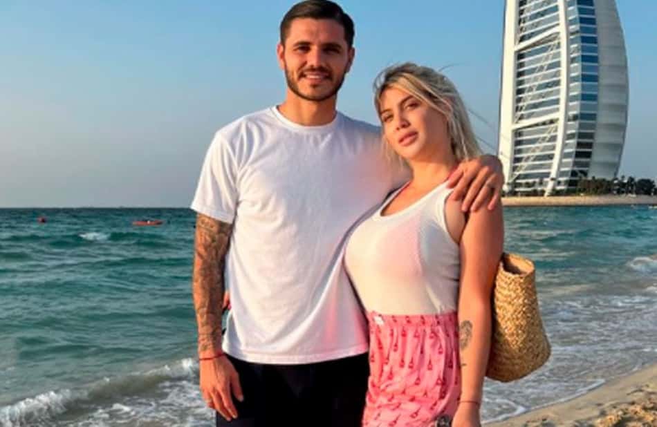 Em Dubai, Icardi se declara para Wanda Nara em post durante viagem de reconciliação