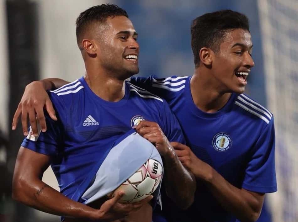 Kayke marca seu primeiro gol pelo Al Khor em vitória sobre o Al Gharafa