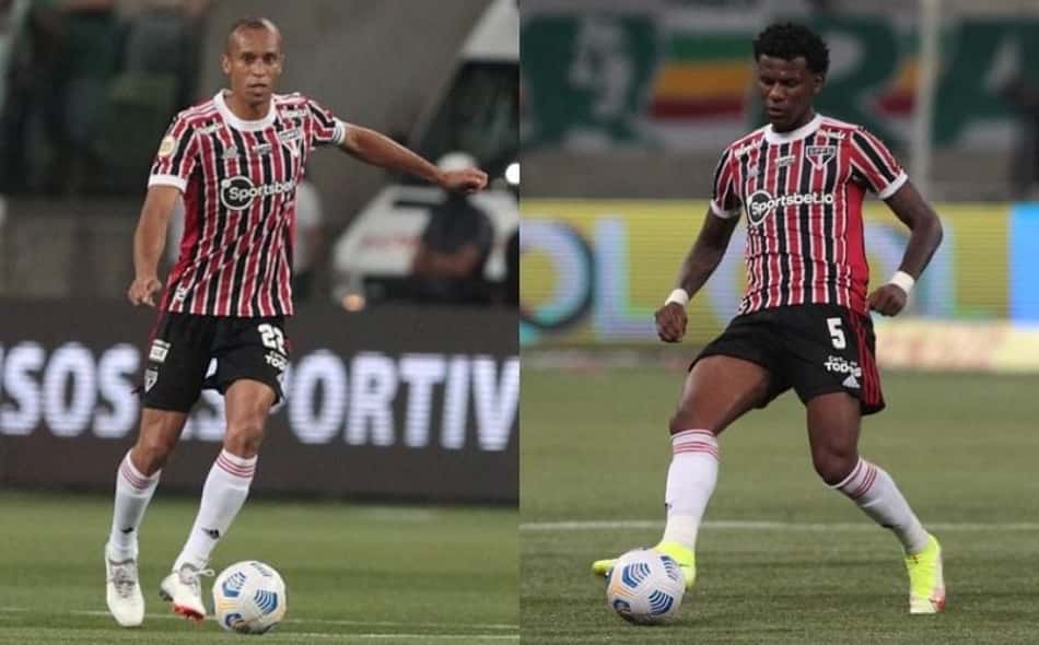 Dupla de zaga do São Paulo foi bem contra o Palmeiras; veja os números de Miranda e Arboleda