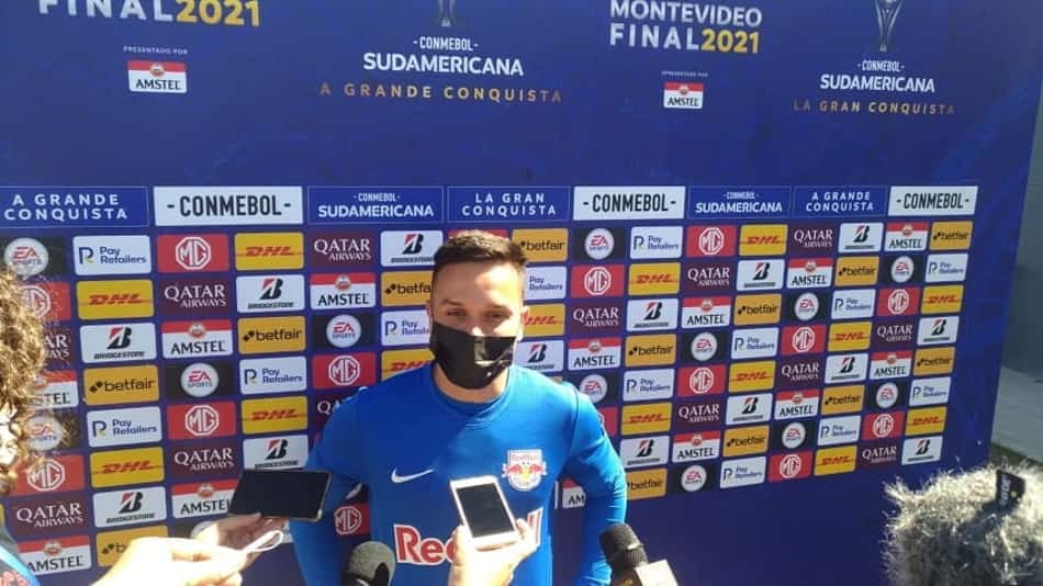 Red Bull Bragantino segue preparação, e Artur revela ansiedade antes da final da Sul-Americana