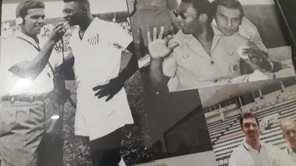 Walter Dias e Pelé