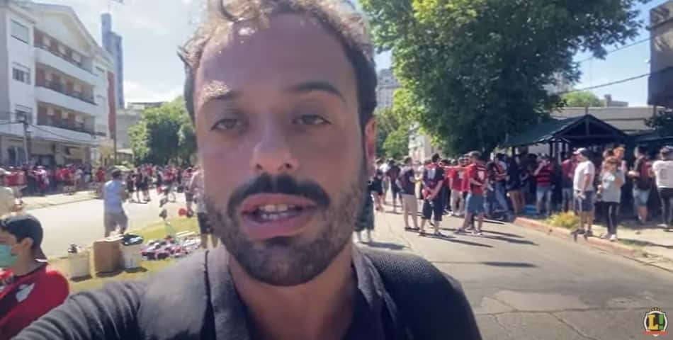 LANCE! no Uruguai: YouTuber mostra a festa brasileira entre Athletico e Bragantino na Sul-Americana