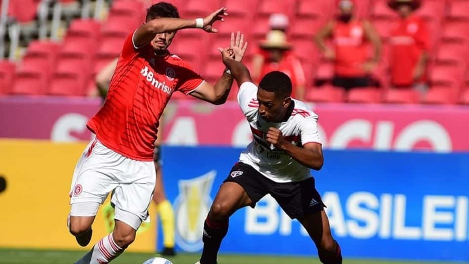 Internacional venceu o São Paulo por 2 a 0