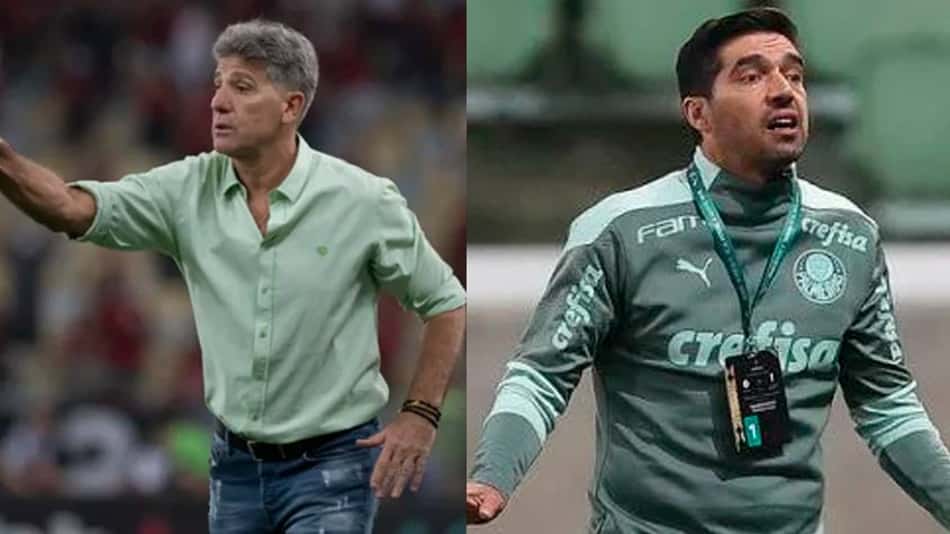 Renato Gaúcho e uma do Abel Ferreira
