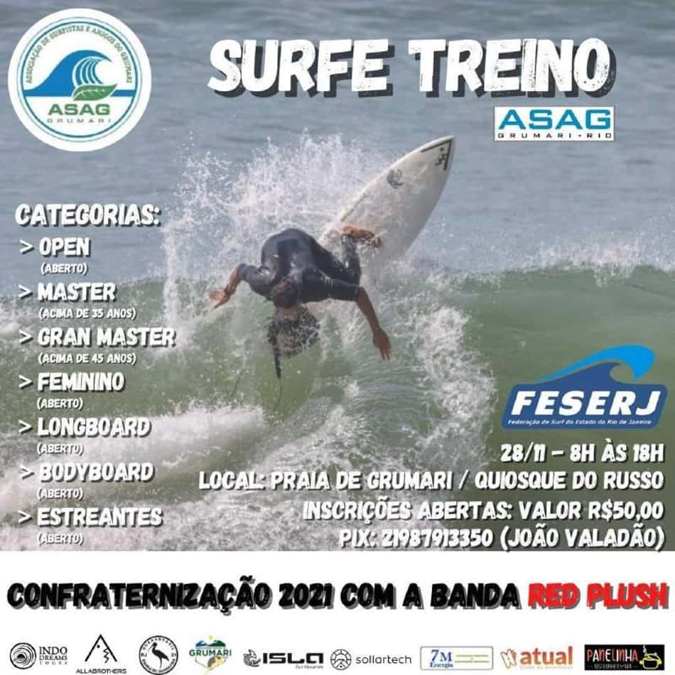 Marcado para o próximo domingo, evento de surfe em Grumari, no Rio, promove incentivo à saúde e ao bem-estar