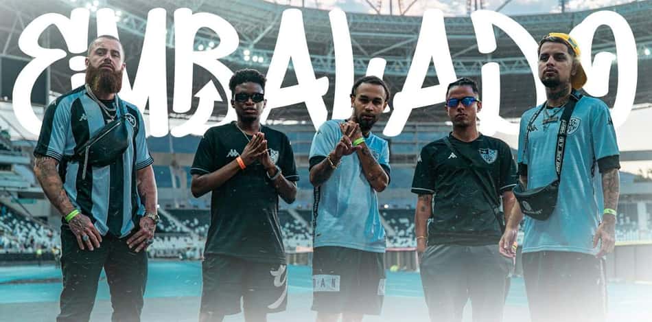 Embalado! Botafogo lança música de rap e vídeo entra em alta no YouTube