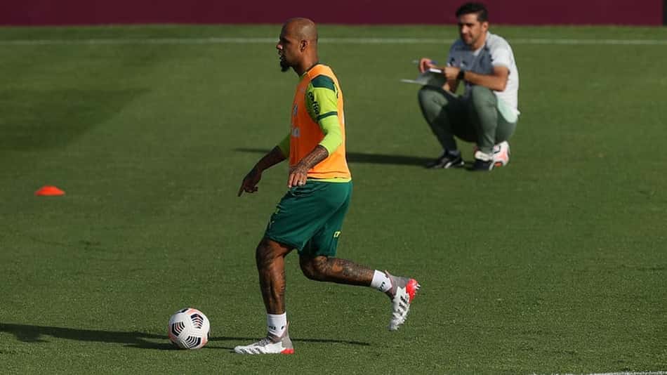 Felipe Melo e Abel Ferreira