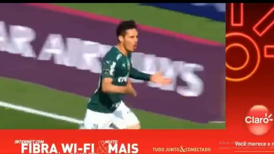 Gol do Palmeiras na final da Libertadores é ofuscado por propaganda no SBT