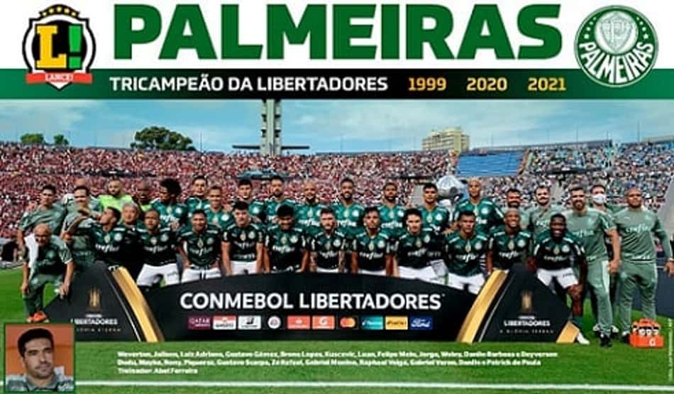 Revista pôster do Palmeiras tricampeão da Libertadores nas suas mãos. Baixe agora!
