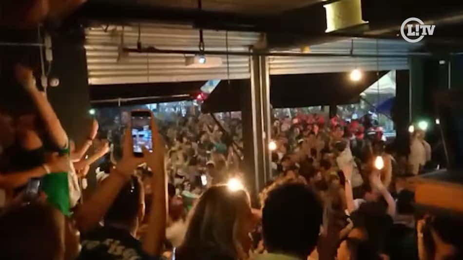 VÍDEO: Veja a comemoração da torcida do Palmeiras ao término da final da Libertadores