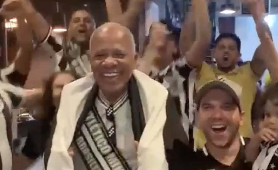 VÍDEO: Herói do título de 71, Dadá Maravilha comemora bicampeonato do Atlético-MG com a torcida