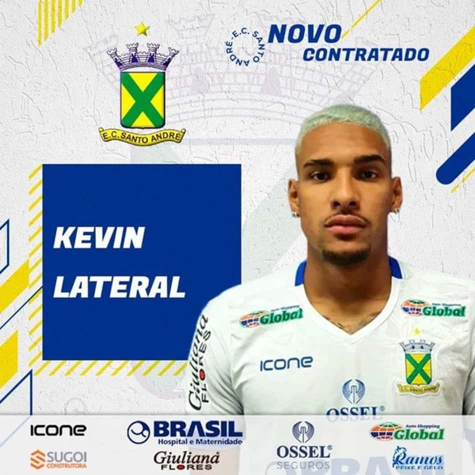 Após primeira Série B do Brasileiro da carreira, Kevin acerta com o Santo André para a disputa do Paulistão