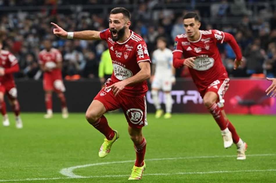 Gerson marca, mas Olympique Marseille sofre virada do Brest