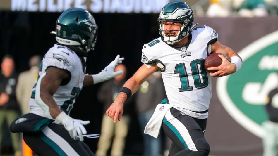 Na primeira vez de Gardner Minshew, Philadelphia Eagles derruba o New York Jets