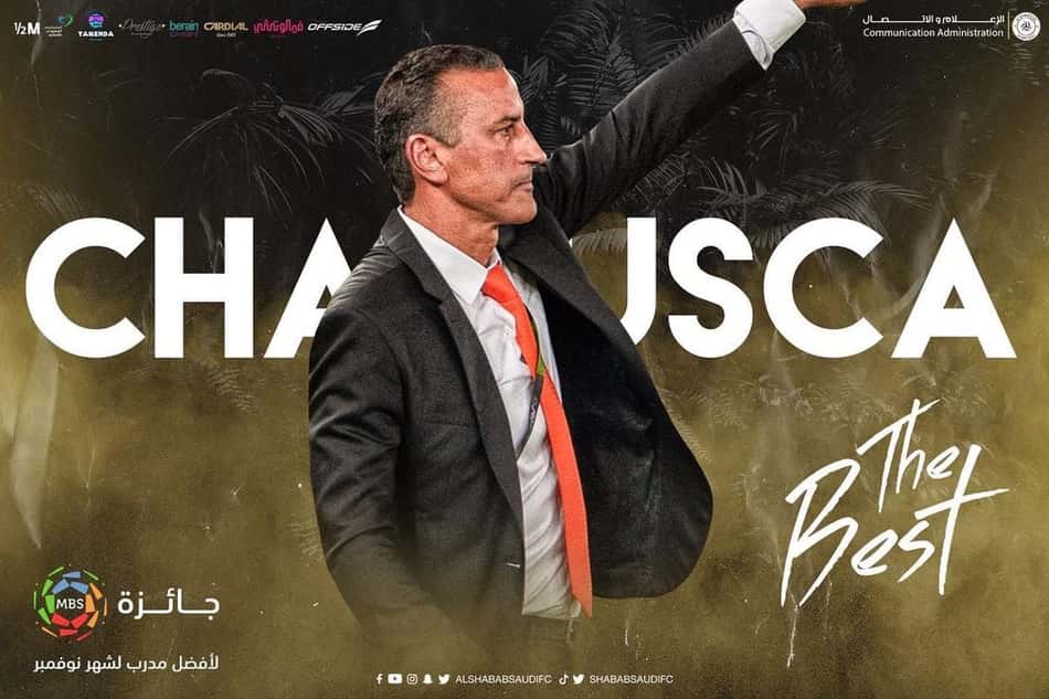 Em grande fase na Arábia, Chamusca vence prêmio de melhor do mês pela segunda vez consecutiva