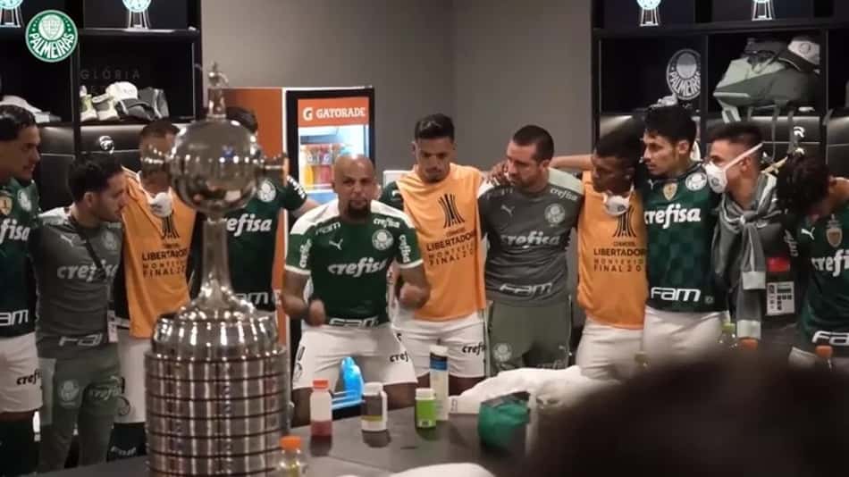 'Marco da vida', diz Felipe Melo sobre preleção emocionante em final Libertadores contra o Flamengo