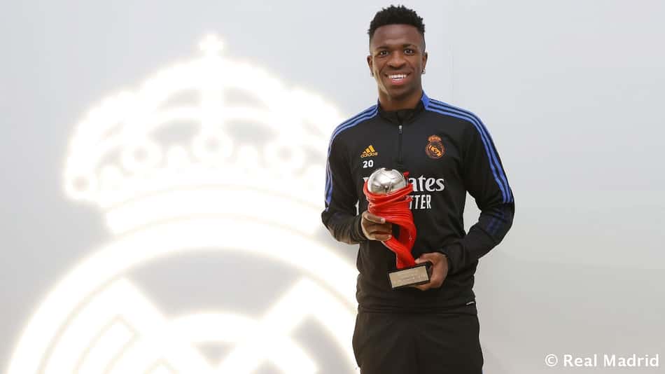 Vini Jr. é eleito o melhor jogador do mês de novembro no Campeonato Espanhol