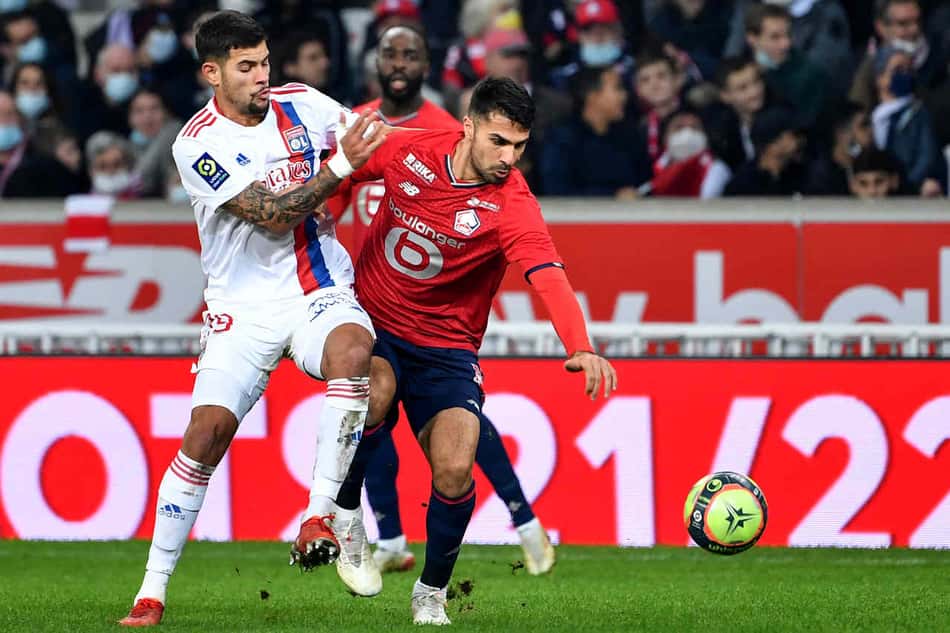 Sem Lucas Paquetá, Lyon fica no empate sem gols com o Lille pelo Campeonato Francês