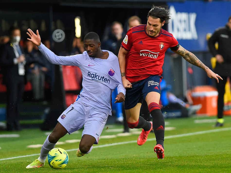 Após queda na Champions, Barcelona cede empate ao Osasuna no fim e se complica no Campeonato Espanhol