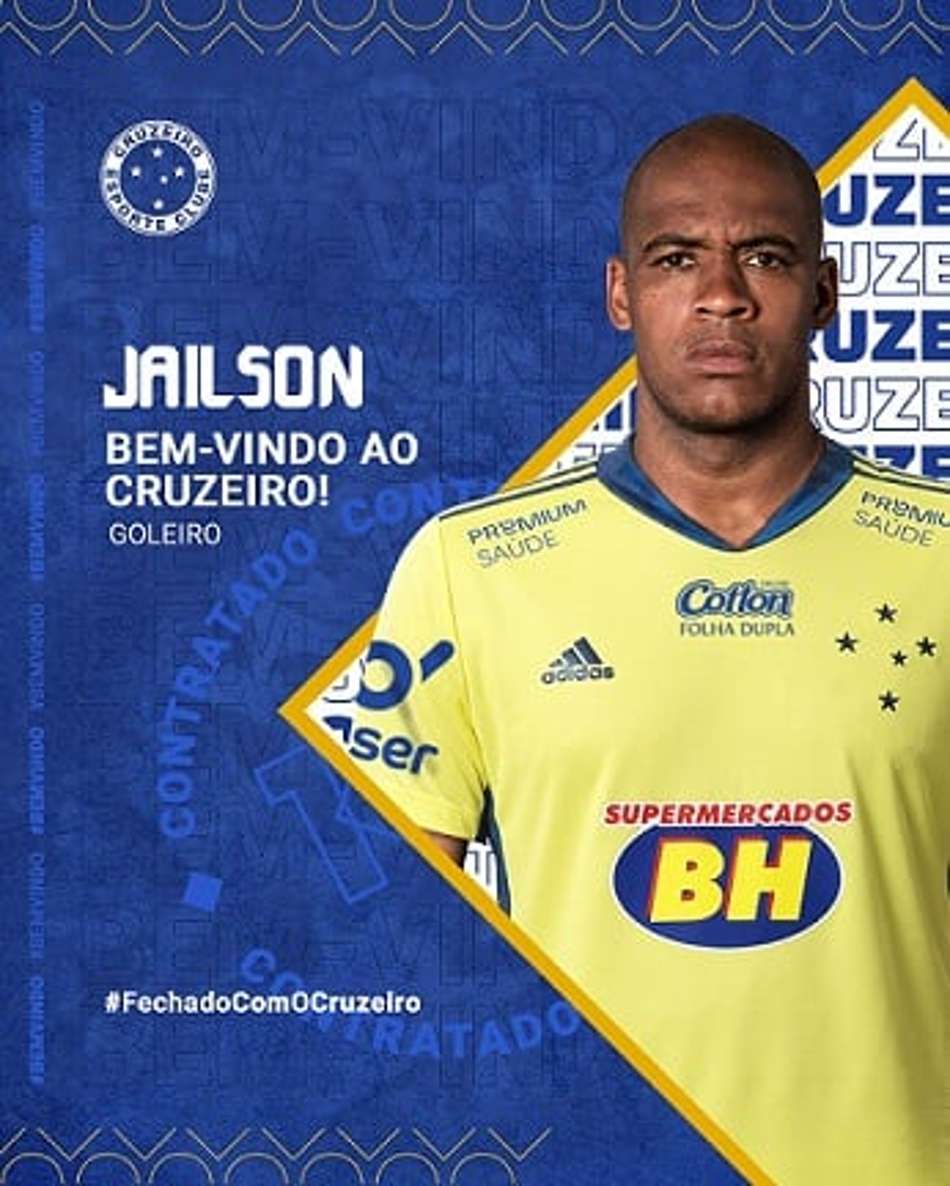 Jaílson, ex-Palmeiras, é anunciado como o oitavo reforço do Cruzeiro
