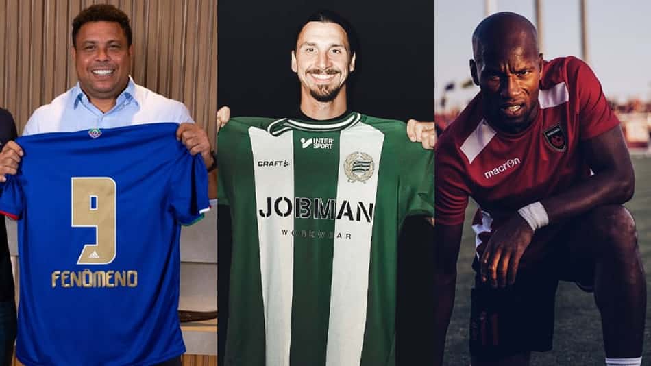 Ronaldo 'Fenômeno', Ibrahimovic, Drogba e mais: veja alguns atletas donos de times de futebol