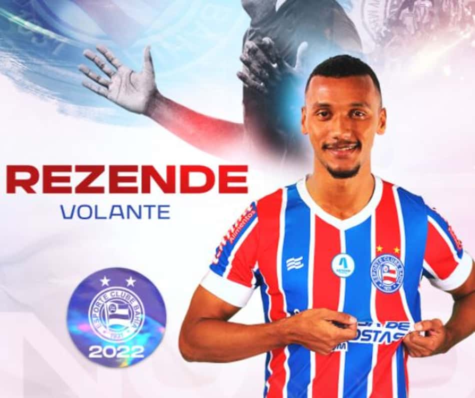 Mais um! Bahia oficializa a compra do volante Rezende