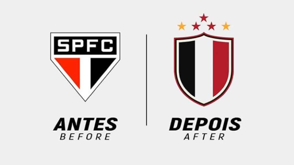 Web Stories: designer redesenha escudos de clubes brasileiros. Confira!