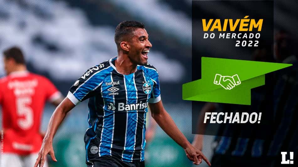 Mais um reforço: Vasco anuncia a contratação do meio-campista Isaque, do Grêmio, por empréstimo