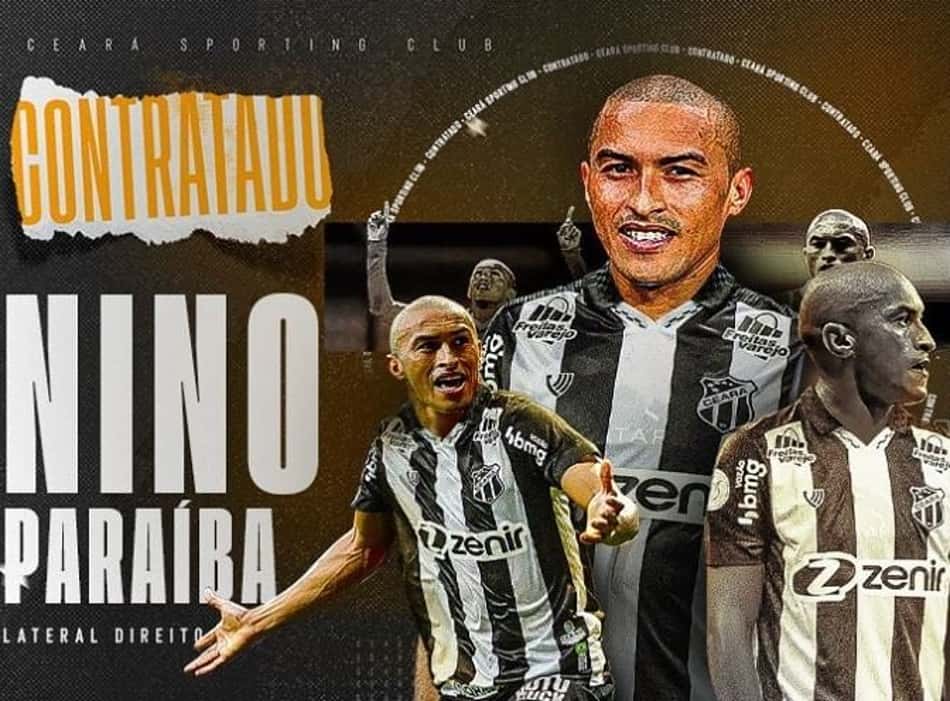 Ele chegou! Nino Paraíba é anunciado pelo Ceará