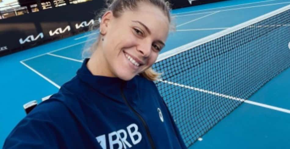 Laura Pigossi realiza 1º treino em Melbourne