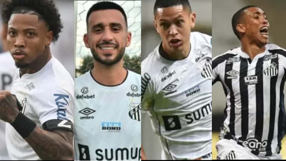 Santos tem 14 jogadores com contratos que terminam neste ano; veja o prazo de cada um!