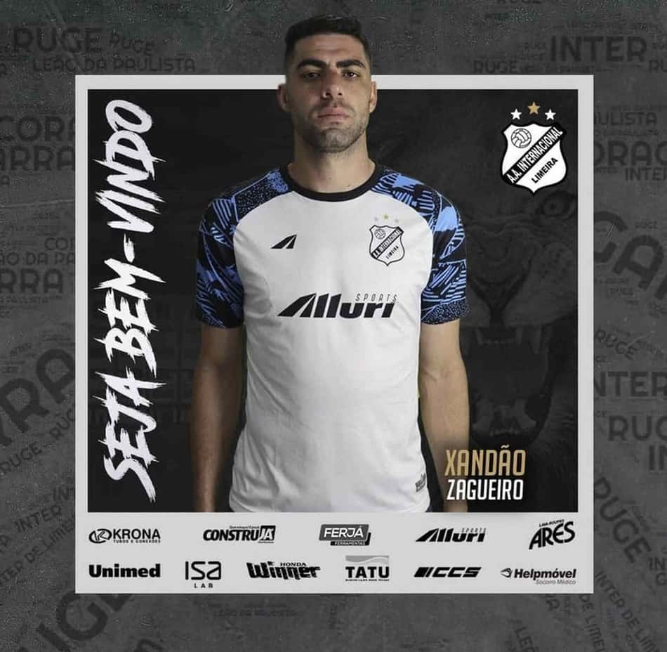 Após assinar com a Inter de Limeira, Xandão quer grande ano no clube paulista