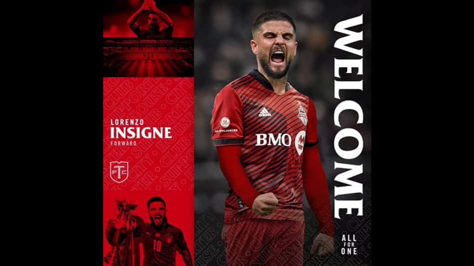 Toronto anuncia contratação de Insigne, que receberá maior salário da história da MLS