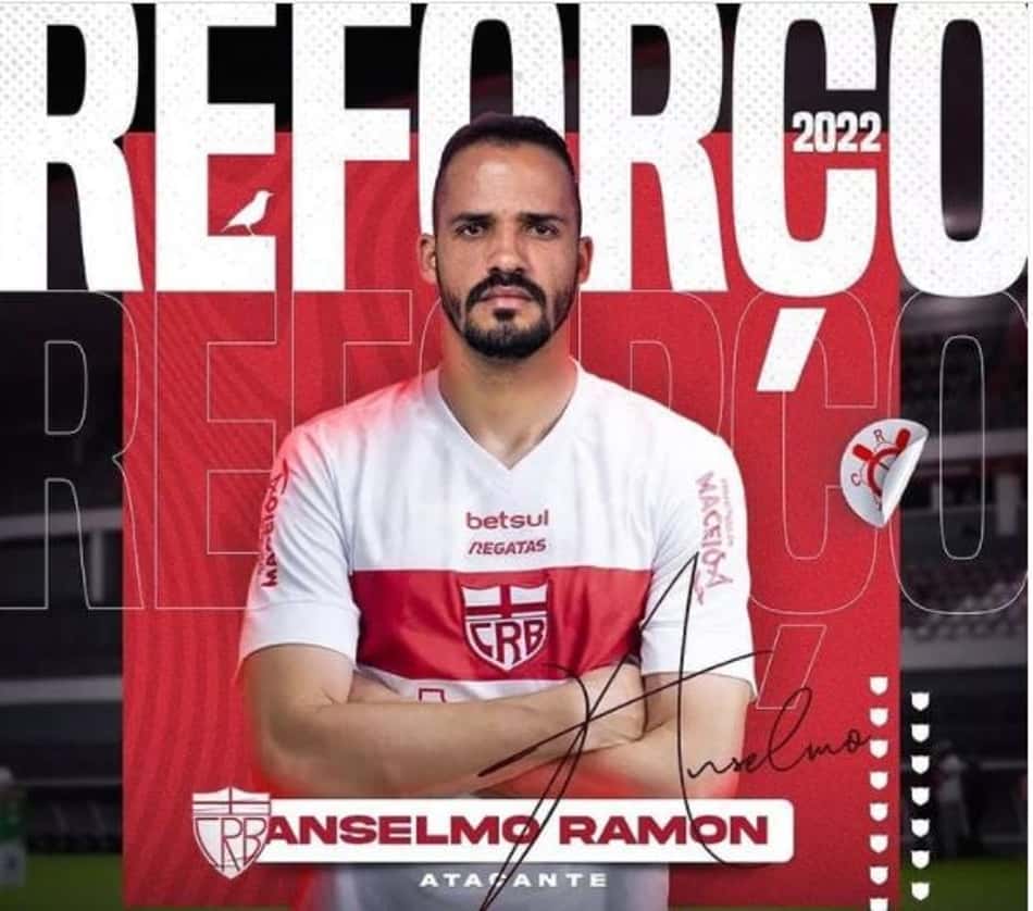 Anselmo Ramon é oficializado como novo atacante do CRB