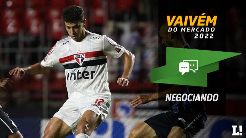 Vitor Bueno treina separado do elenco e negocia rescisão de contrato com o São Paulo